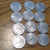 lot of 12 coins 1917 1 pfennig german empire unc
