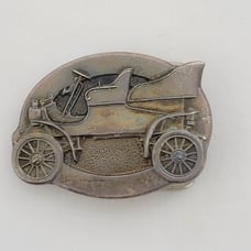 Vintage 1978 Ford Motor Company 75th Anniversary Metal Belt Buckle 2.25 x 1.5
