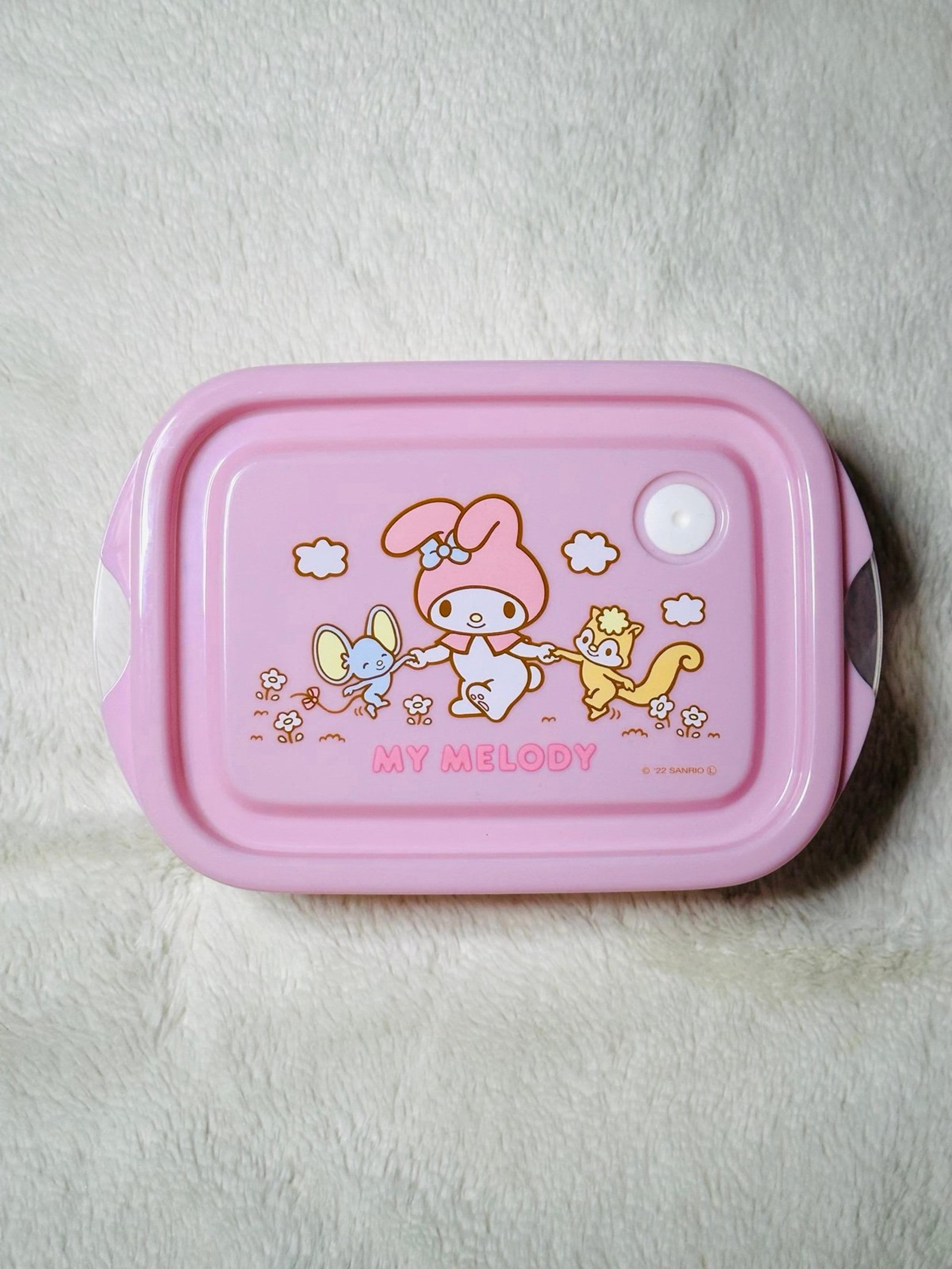 Sanrio My Melody Plastic Food Container - Made In Japan