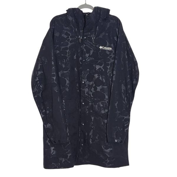 Columbia Men's Black Limited Edition Sam Larson Waterfowl Print Parka NWT Size X