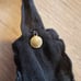 Ranjana Khan Jet Black Beaded Bib Statement Necklace with tie closure