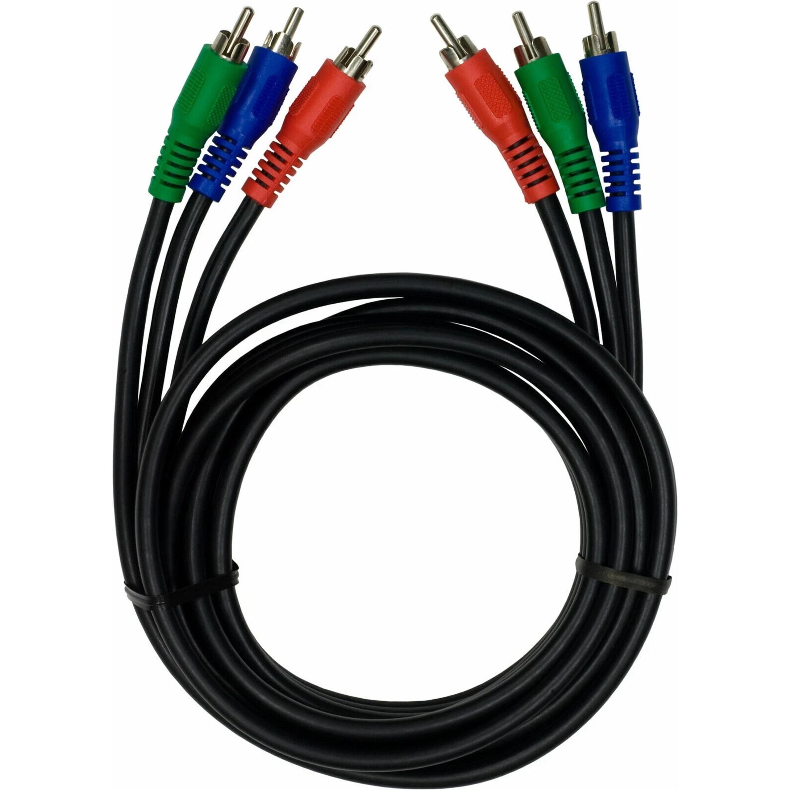 New GE 6 ft Foot Component Audio Cable Cord 3-RCA. 33296