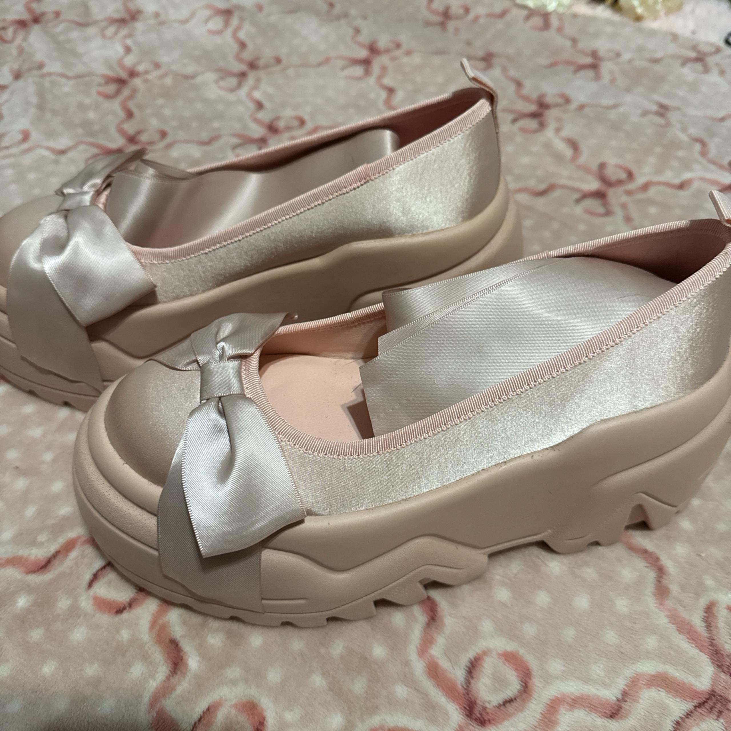 Dolls Kill / Sugar Thrillz Innovative Ballerina Platform Wrap Shoes