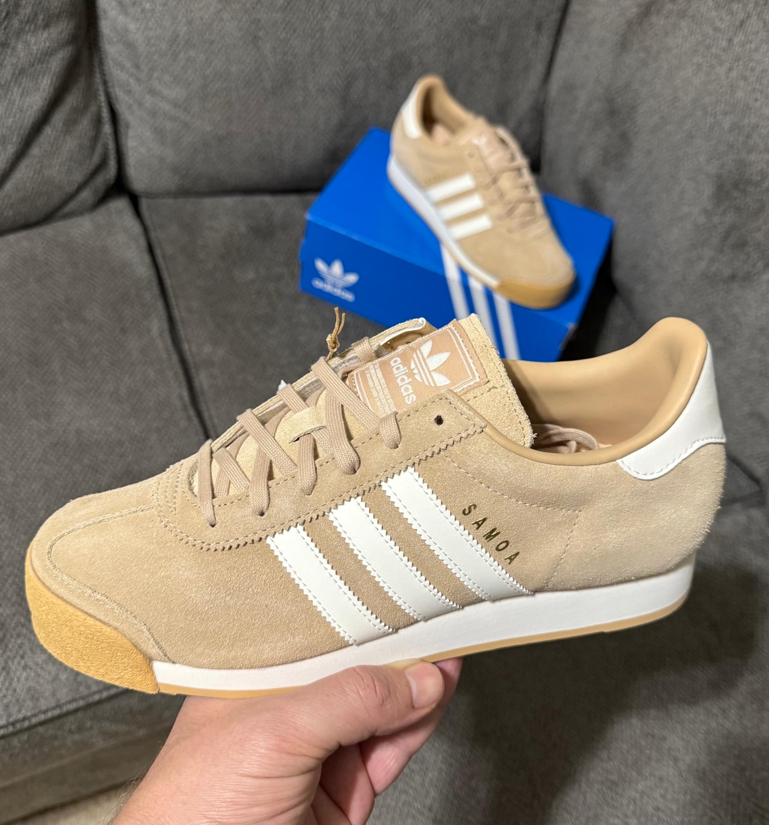 adidas Originals Men's SAMOA Magic Beige JH9050 Shoes Sneakers New Sz 8