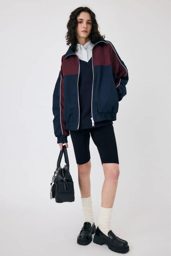 Moussy MA-1 Jacket Navy/Burgundy