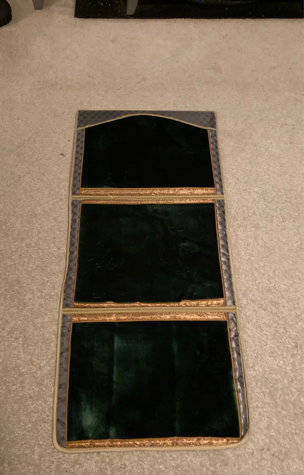 Prayer rug , meditation rug , soft , padded , very comfortable