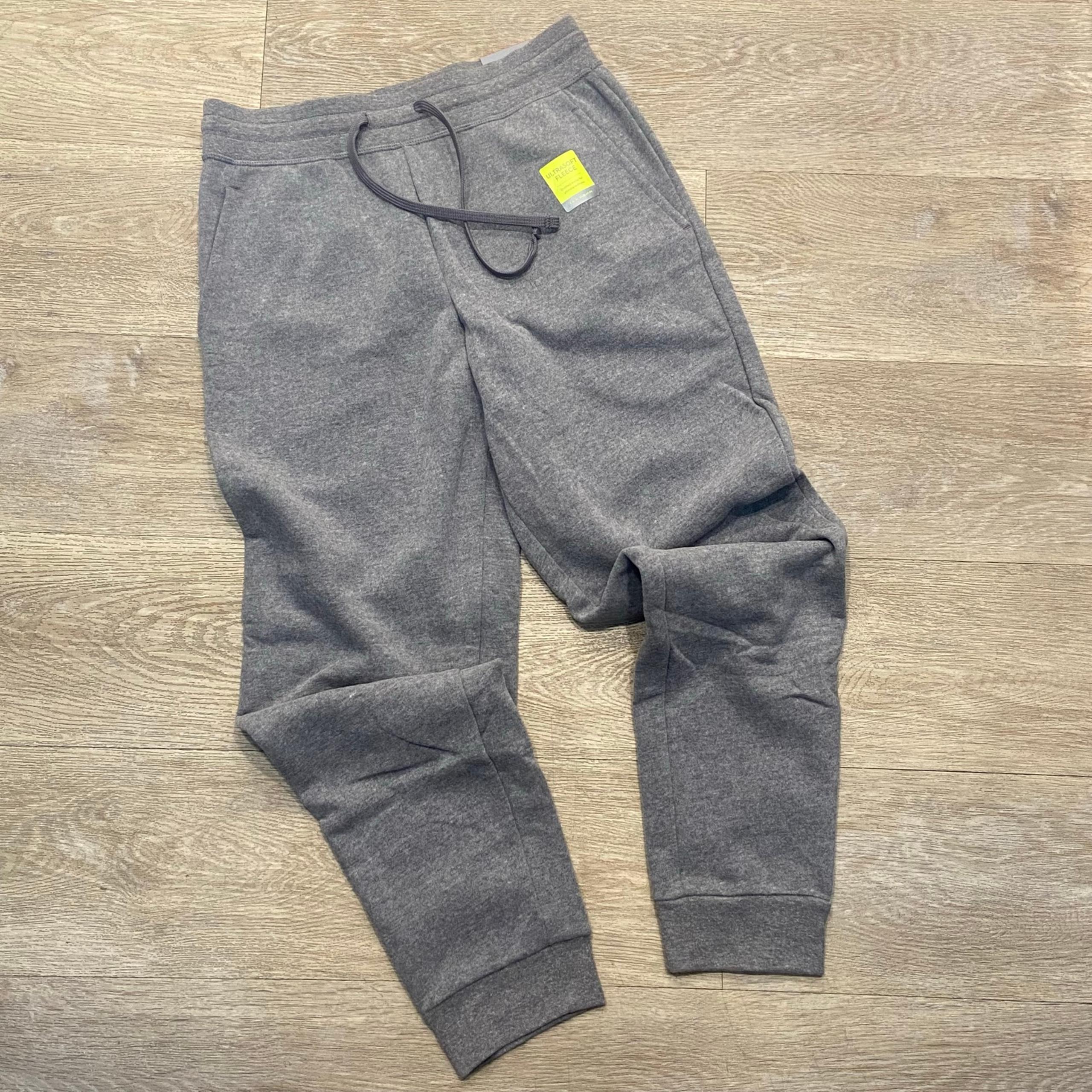 NEW Mens Grey Jogger Sweatpants Tek Gear Small NWT