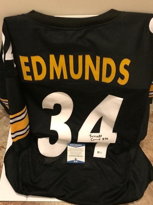 Steelers T. Edmunds Auto Jersey & Card