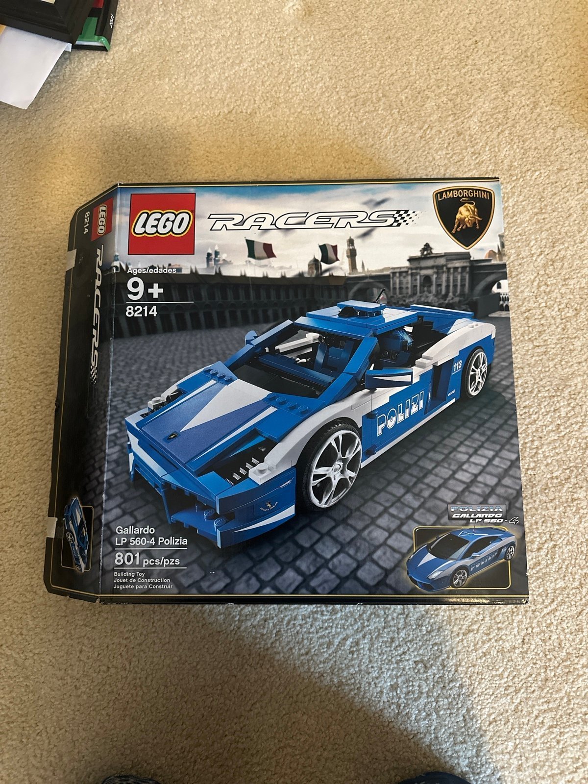 Lego racers police lamborgini Gallardo 8214