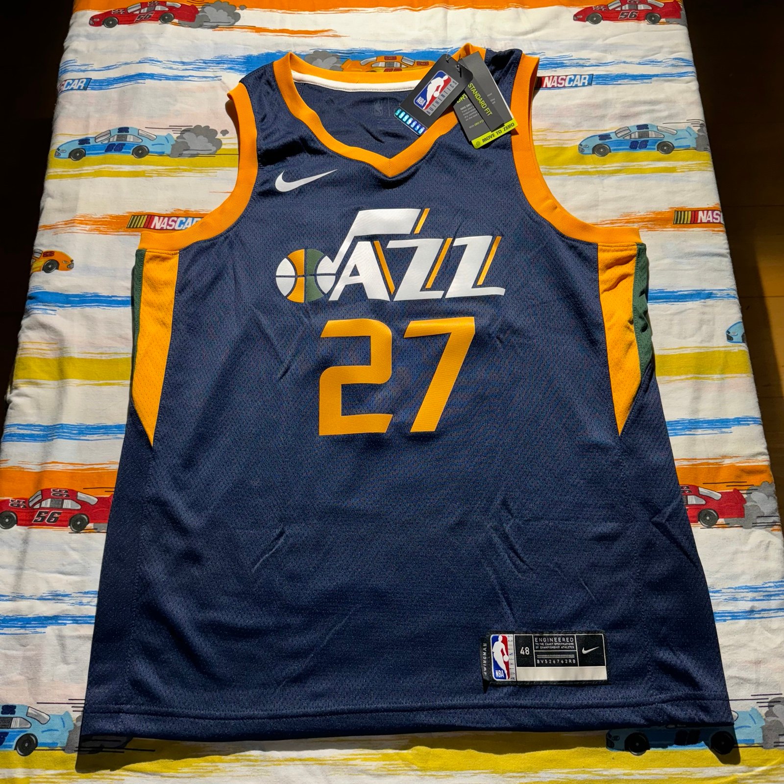 New Utah Jazz Rudy Gobert Nike Jersey / Size 48 Large MSRSP 110