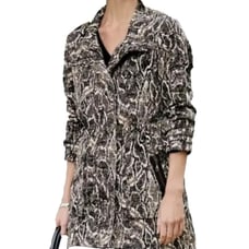 SOFT SURROUNDINGS sz S Black Viper Utility Jacket Python Snakeskin Print NEW nwt