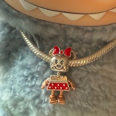 Authentic pandora disney Minnie Mouse robot charm