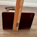 Vintage Wooden candle holder with a mirror 7/19 inches