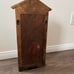 Vintage Wooden candle holder with a mirror 7/19 inches