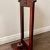 Vintage Wooden candle holder with a mirror 7/19 inches