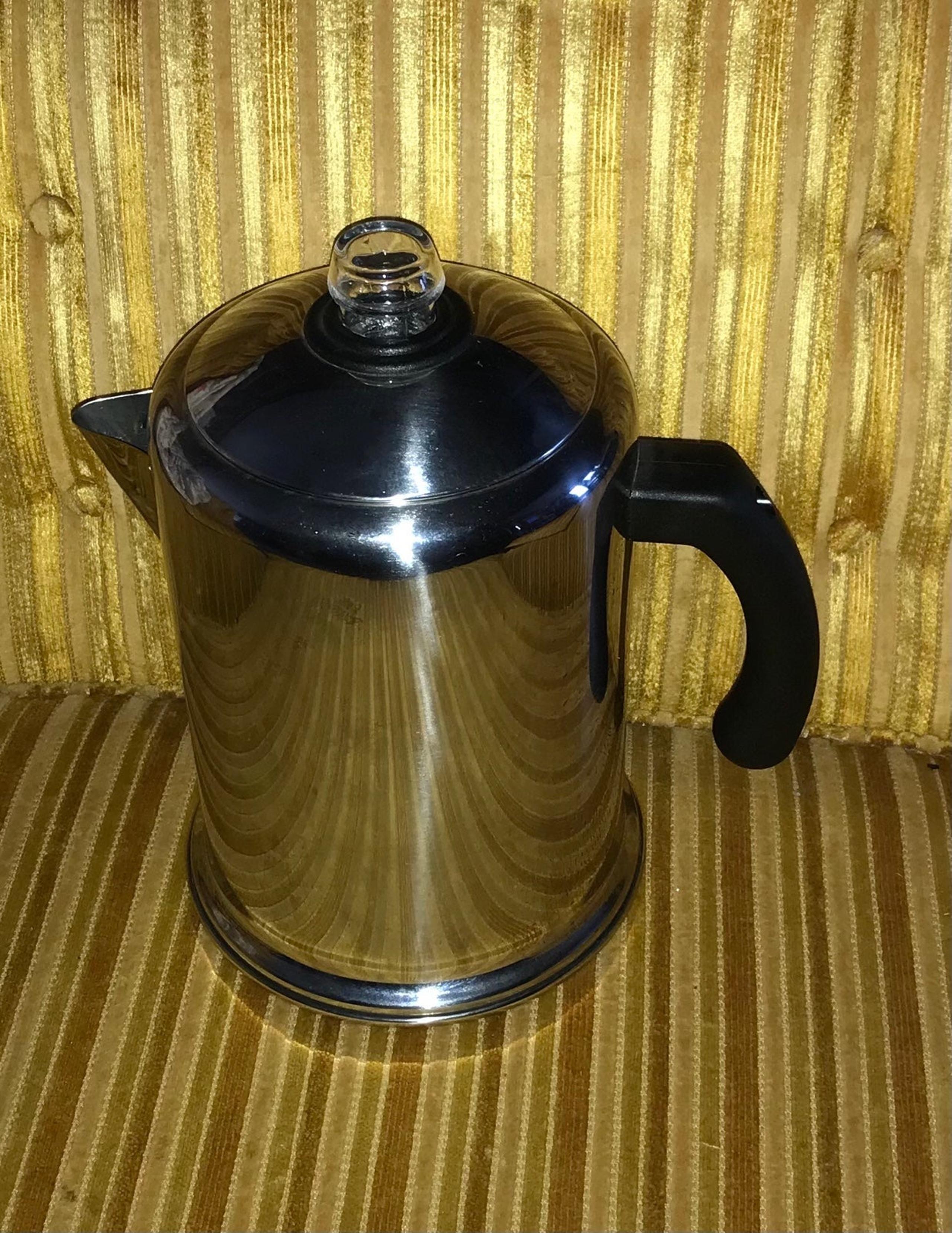 New FaberWare Stainless Steel Percolator 17c