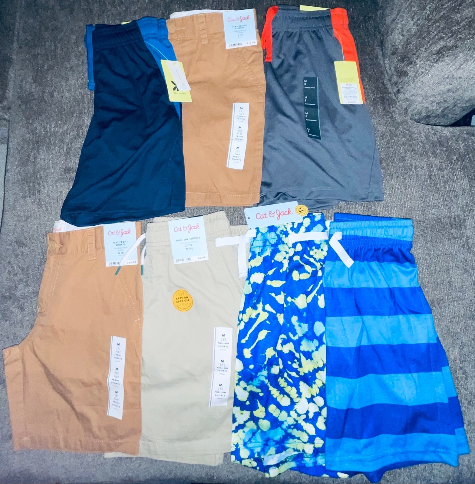 Brand New Boys Size 8 Shorts Lot - 7 Pairs