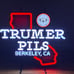 Trumer Pils Beer LED Bar Sign Man Cave Garage Decor California Lighted Sign New