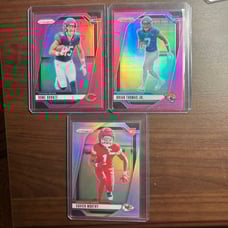 Rome Odunze Pink Prizm Brian Thomas Pink Prizm Xavier Worthy Silver Prizm