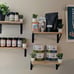 Wood Floating Shelf for Kitchen Decor(Set of 4)