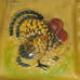 Vintage Rare MCM Thanksgiving Turkey Ceramic Ashtray