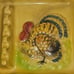 Vintage Rare MCM Thanksgiving Turkey Ceramic Ashtray