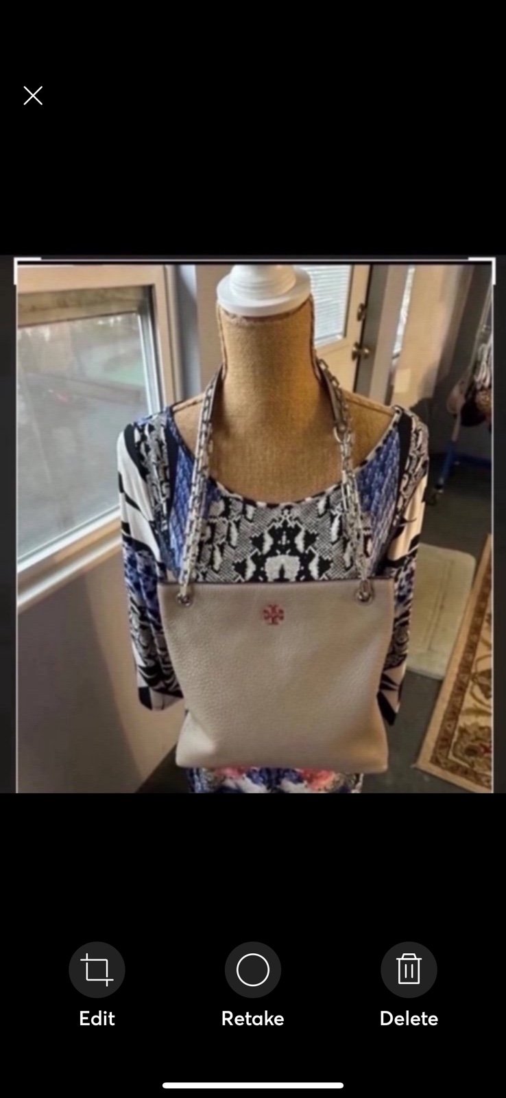 Tory Burch free to swing bag, 11×10.5