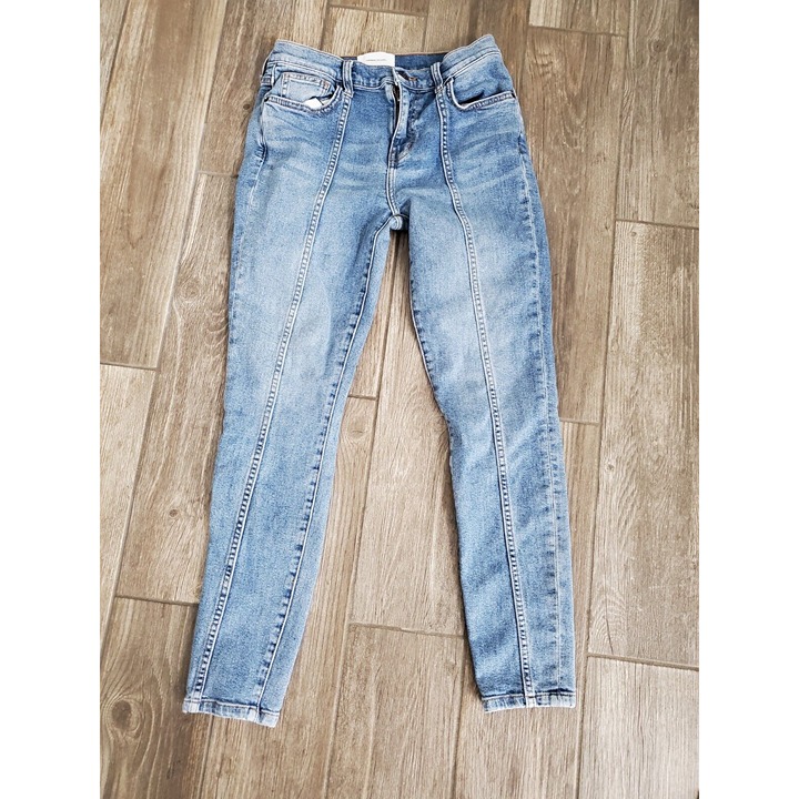 current elliott front seamed slim jeans