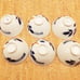 Vintage Japanese Porcelain Rice Cup Soup Noodle Bowl Blue & White MCM Asian Dish