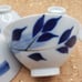 Vintage Japanese Porcelain Rice Cup Soup Noodle Bowl Blue & White MCM Asian Dish
