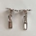 BVLGARI Black Silver Cufflinks Onyx