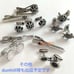 BVLGARI Black Silver Cufflinks Onyx