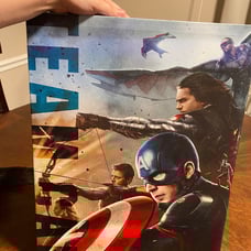 Captain America wall canvas