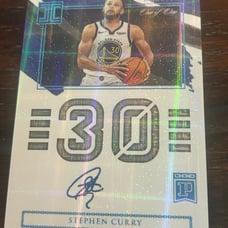 Stephen Curry impeccable custom reprint auto 1/1