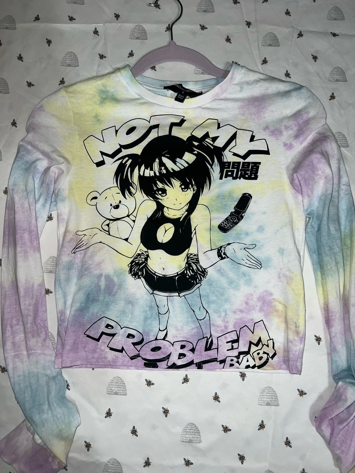 Anime longsleeve tiedye zumiez shirt