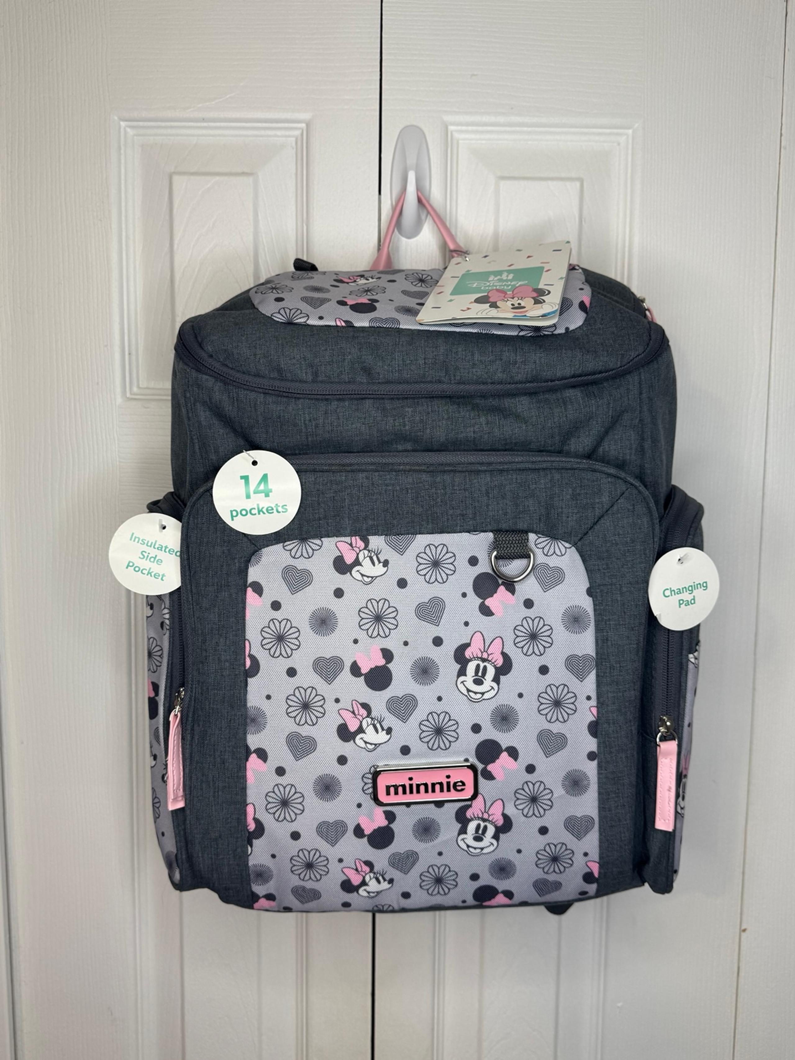 Disney Baby Diaper Bag, Minnie Mouse Jartop, Backpack