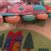 Glam By Rush Girl Pro Inline Skates Flying Wheel Pink/Green Adjustable Sizes 4-7