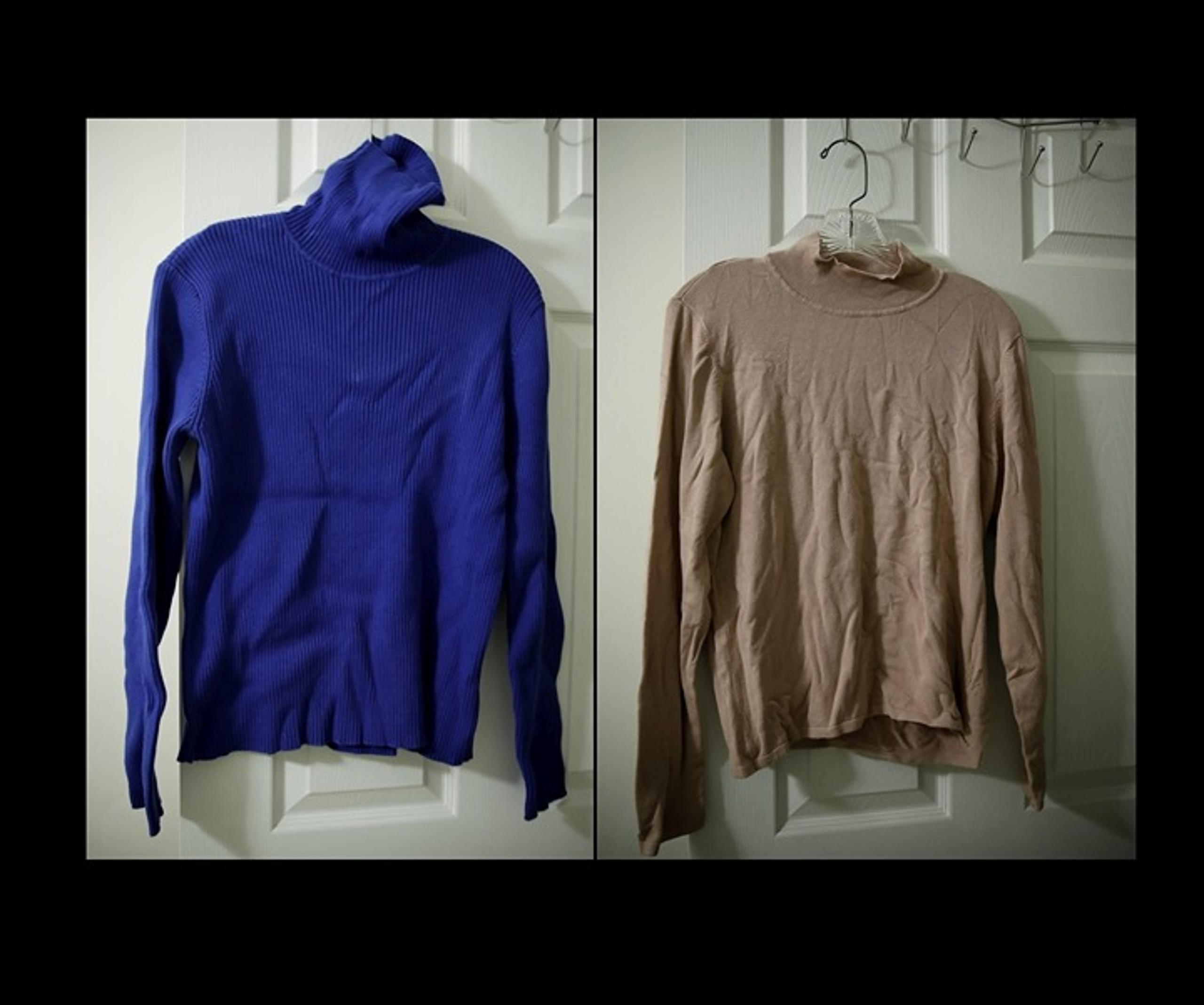 Two women's turtlenecks