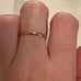 Rose Gold Stainless Steel Stackable Band Ring Size 9
