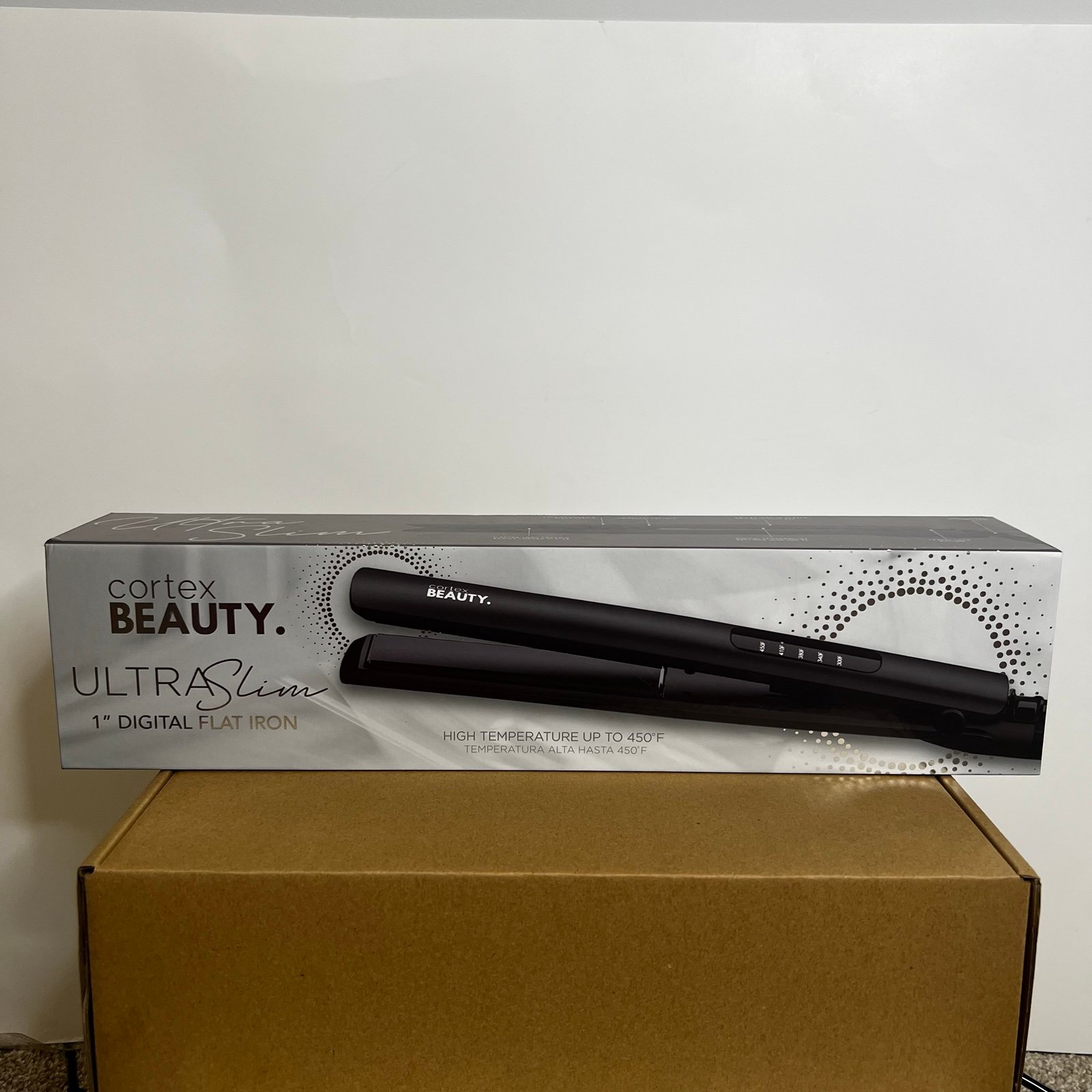Cortex Beauty Ultra Slim 1” Digital Flat Iron For Straightening Hair