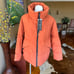 NWT. NEW COLOR Stylish, charming Hooded Puffer jacket.Newest Collection sM EU 40