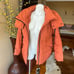 NWT. NEW COLOR Stylish, charming Hooded Puffer jacket.Newest Collection sM EU 40