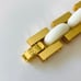 Tory Burch chunky gold chain statement bracelet