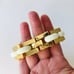Tory Burch chunky gold chain statement bracelet