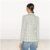 NWT L'AGENCE Kenzie Double Breasted Blazer 2 Blue Tweed Academia Office Career