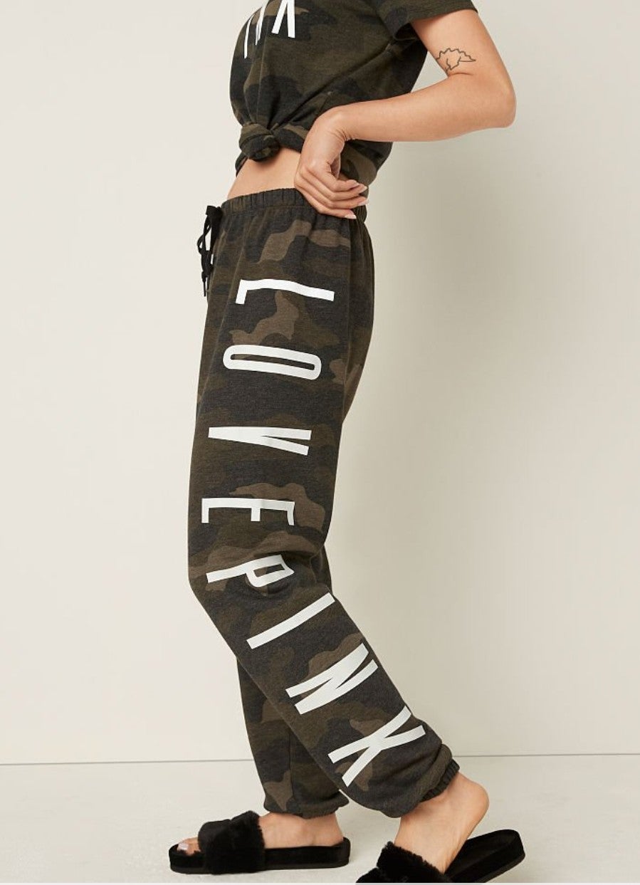 VS PINK Logo Classic Pant L