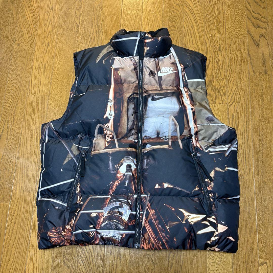 NIKE Zero Gravity Down Vest Nike All-Over Print Jacket L