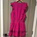 SALTWATER LUXE Ruffle Mini Dress Sz L