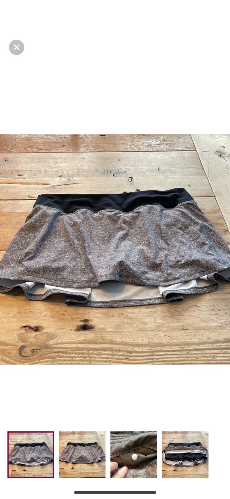 Lululemon Pace Rival Tennis Skirt (size 12)