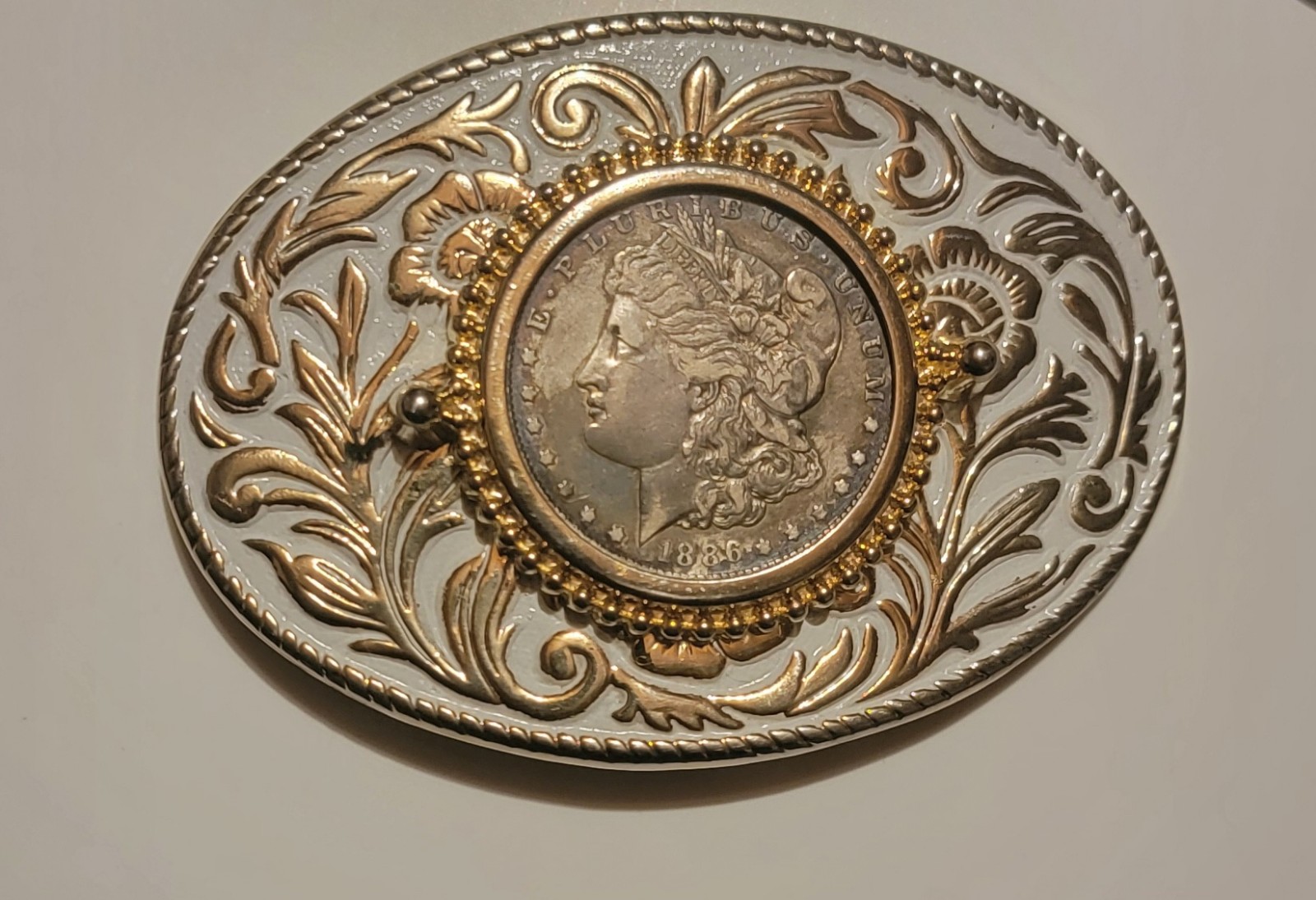 El Pluribus Unum 1886 Belt Buckle